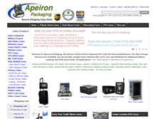 Tablet Screenshot of apeironpackaging.com